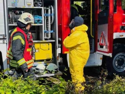 Bad Gandersheim: Gas-Alarm im stillgelegten Vitalpark - zwei städtische Mitarbeiter betroffen- Riesenaufgebot an Einsatzkräften
