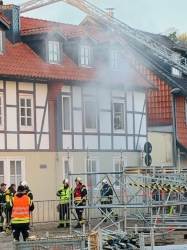 Einsatzübung der Freiwilligen Feuerwehr in der Altstadt sorgt für Aufmerksamkeit