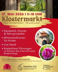 Klostermarkt Brunshausen 2026 lädt zum Entdecken und Verweilen ein - Eintritt frei