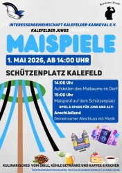 Da will ich hin! Am 1. Mai finden wieder die tollen Maispiele auf dem Kalefelder Schützenplatz statt!