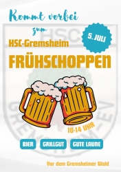 Gremsheim: Kurzentschlossene beim heutigen Frühschoppen willkommen!