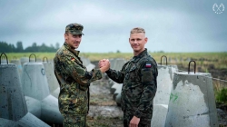 Bundeswehr unterstützt Polen beim Bau von Grenzbefestigungen und Kampfständen