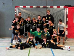 Erfolgreicher Auftakt in der  Schuhwallhalle: Die mD2 des  Northeimer Handbsll Clubs  feiert deutlichen Heimsieg