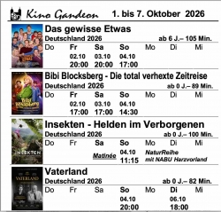 Gandeon-Kino in Bad Gandersheim: 