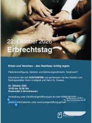 Rechtzeitig vorsorgen und den eigenen Willen festhalten: Erbrechtstag der Bürgerstiftung Bad Gandersheim