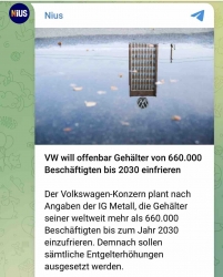 Medien-News: VW-Mitarbeiter auch aus Südniedersachsen sind von Sparplan geschockt!